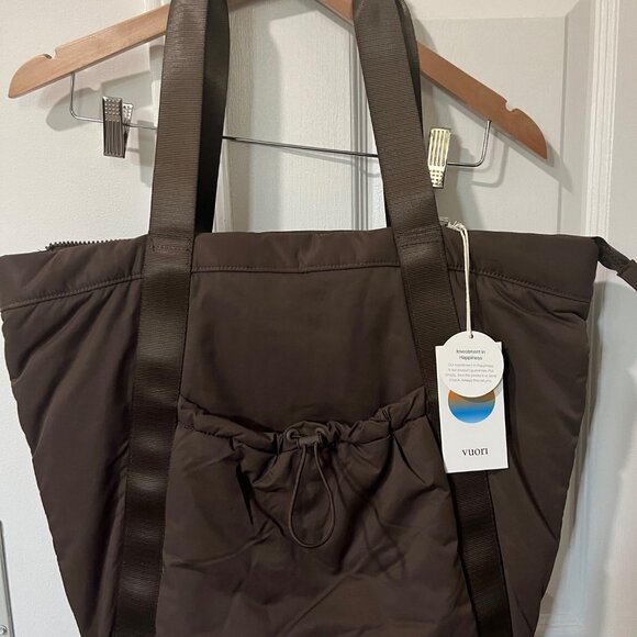 NWT Vuori All Around Tote, Espresso Brown RARE - Picture 2 of 4